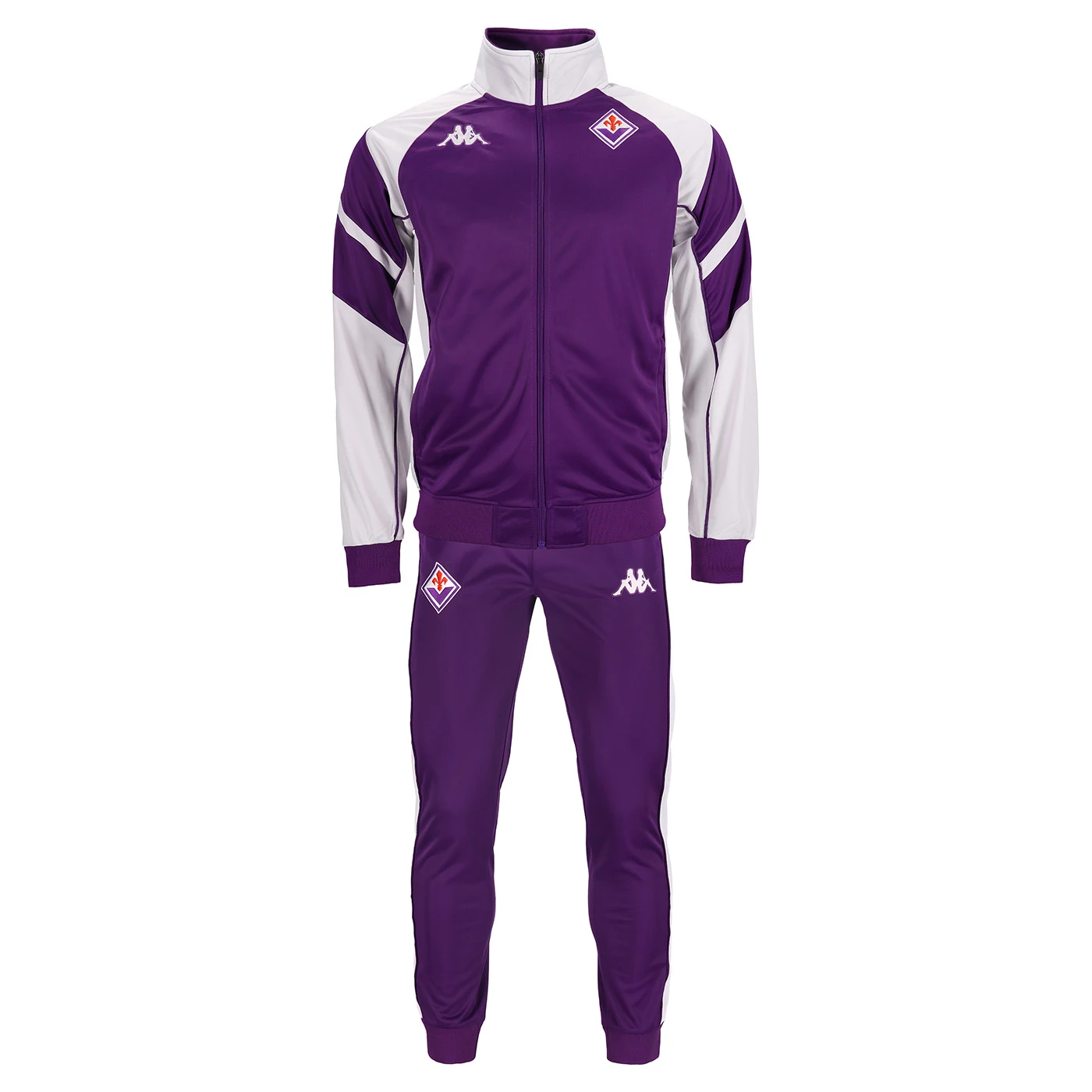 FIORENTINA TUTA SUPPORTER VINTAGE BAMBINO BIANCA E VIOLA 2023 24