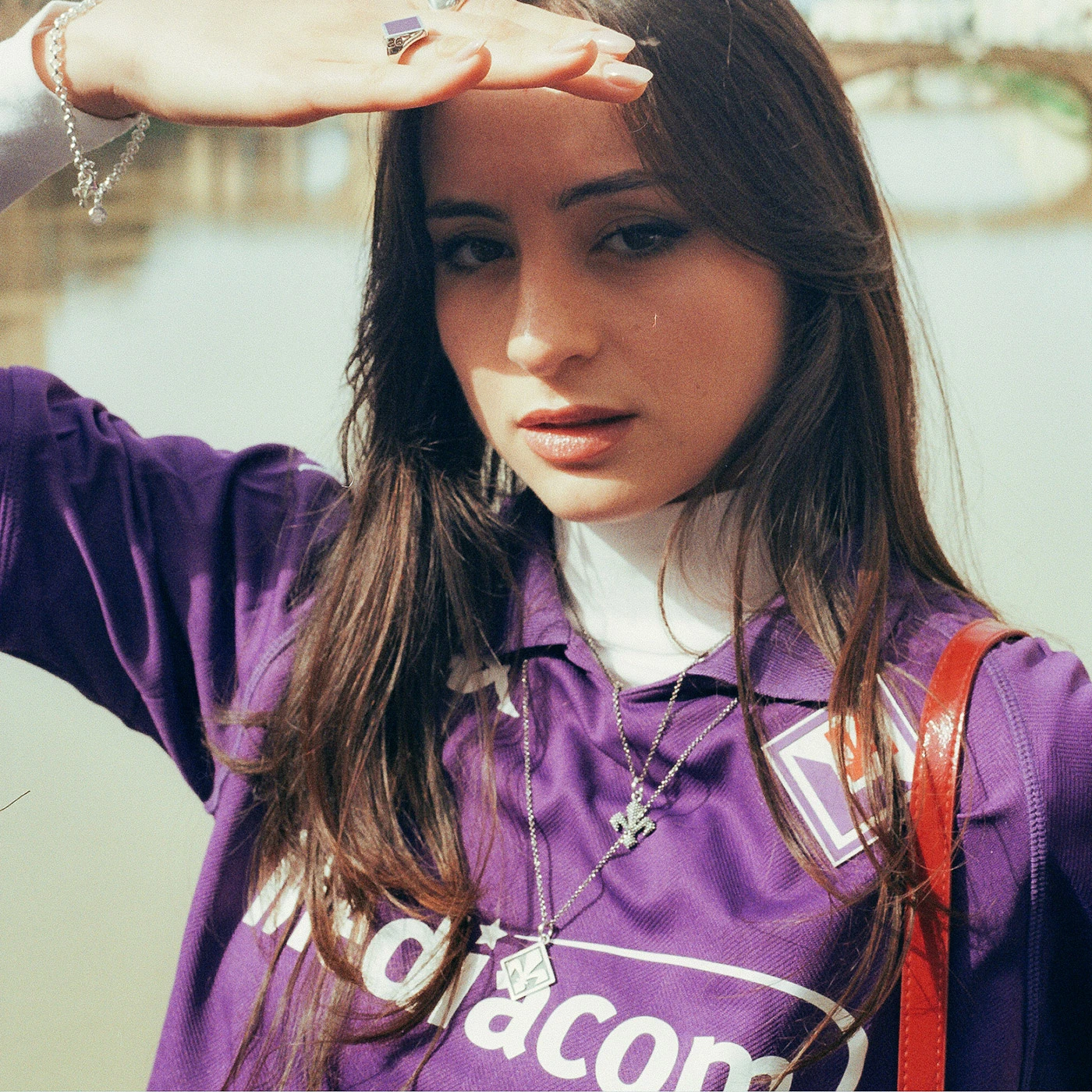 FIORENTINA X NOVE25 ROMBO GIGLIO NECKLACE