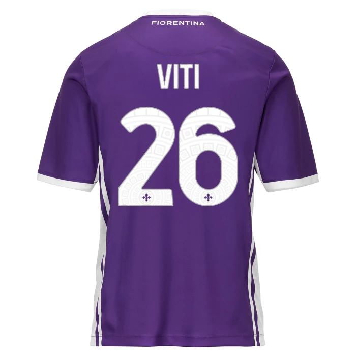FIORENTINA HOME KIT 2025/26 - KIDS