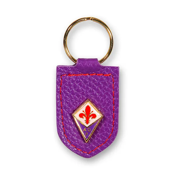 FIORENTINA LOGO ECOLEATHER KEY RING