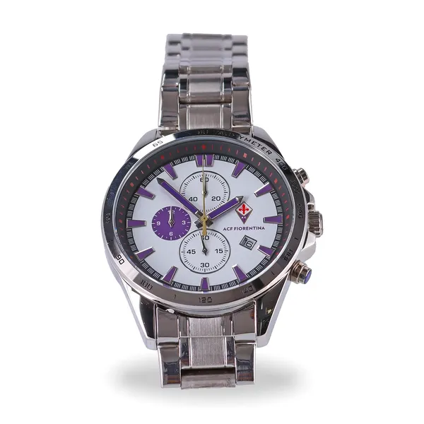 FIORENTINA SILVER MASTER CHRONO WATCH