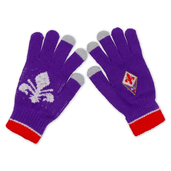 FIORENTINA GUANTI VIOLA LOGO