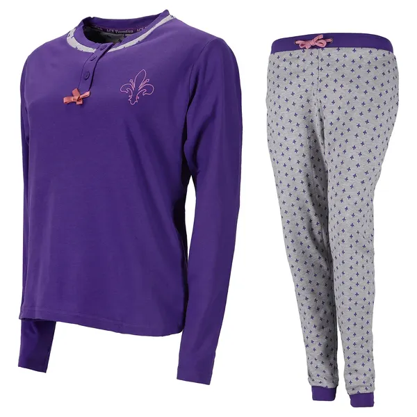 FIORENTINA PIGIAMA DONNA SERAFINO VIOLA
