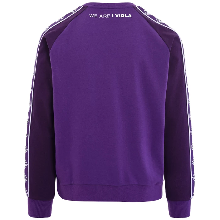 FIORENTINA FELPA SUPPORTER BAMBINO VIOLA 22 23