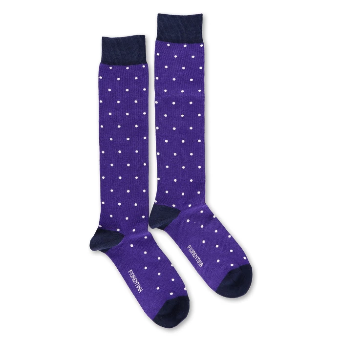 MONTEZEMOLO X FIORENTINA POLKA DOT SOCKS