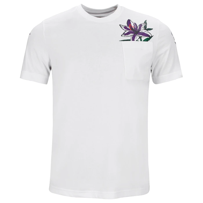 FIORENTINA WHITE T-SHIRT GRAPHIC COLLECTION - FLOWERS
