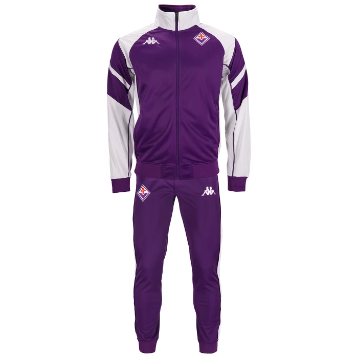 FIORENTINA WHITE AND VIOLET SUPPORTER VINTAGE SUIT 2023/24