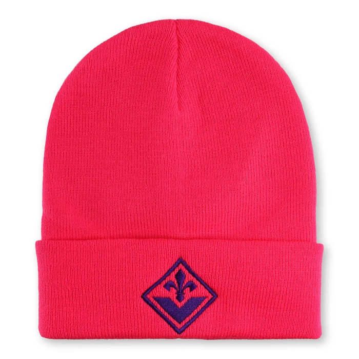 FIORENTINA NEON PINK BEANIE