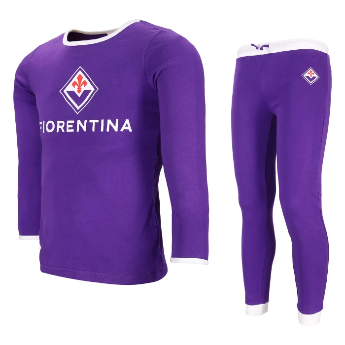 FIORENTINA LONG SLEEVE PAJAMAS VIOLET - KIDS