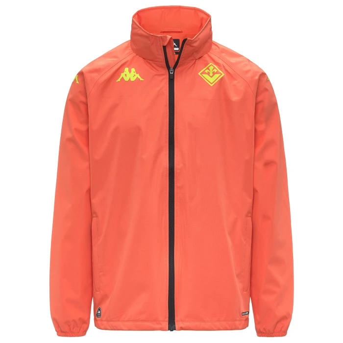 FIORENTINA RED LIVING-WHITE RAIN JACKET 2025/26