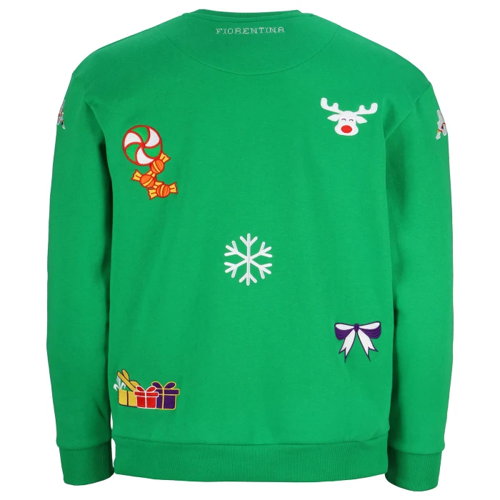 FIORENTINA GREEN CHRISTMAS SWEATSHIRT
