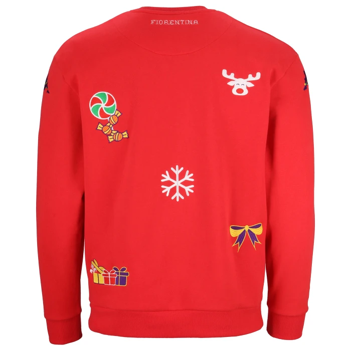 FIORENTINA RED CHRISTMAS SWEATSHIRT