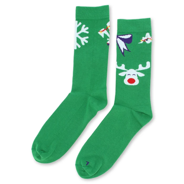 FIORENTINA GREEN CHRISTMAS SOCKS
