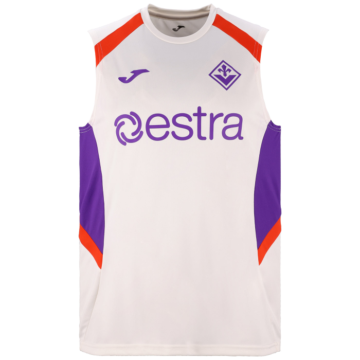 FIORENTINA WHITE SLEEVELESS TRAINING JERSEY 2026/27