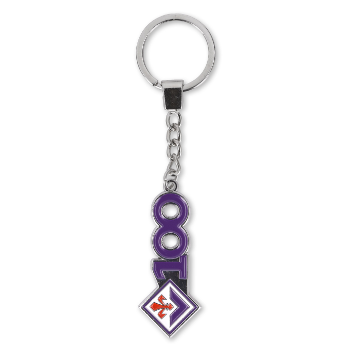 FIORENTINA CENTENARY SHAPED KEYRING