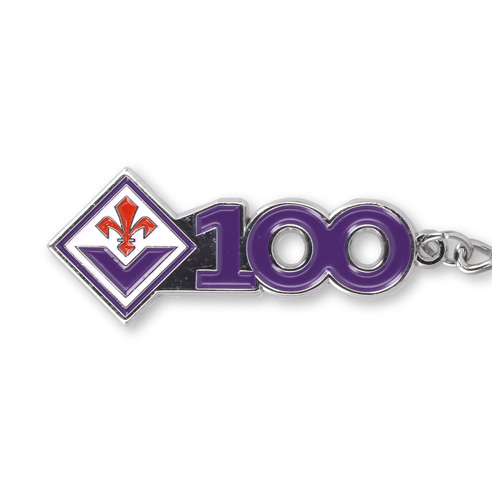 FIORENTINA CENTENARY SHAPED KEYRING