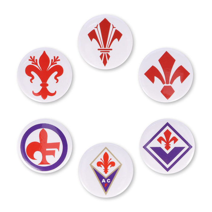 FIORENTINA CENTENARY SET OF 6 PINS