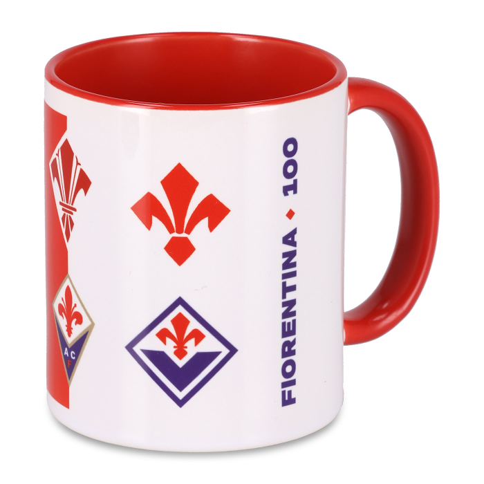 FIORENTINA HISTORICAL LOGOS MUG