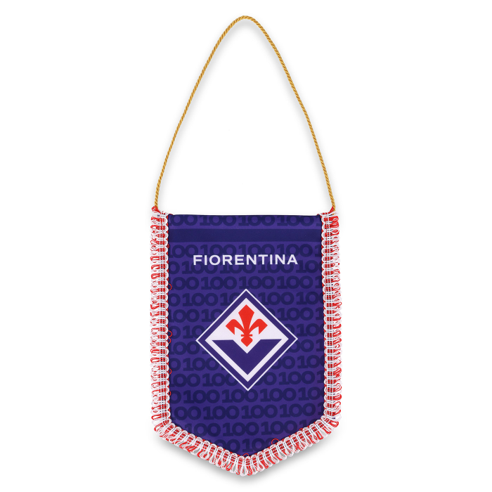 FIORENTINA CENTENARY LARGE PENTAGONAL PENNANT