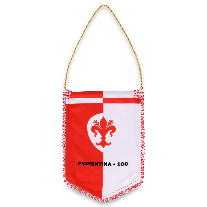 FIORENTINA CENTENARY LARGE PENTAGONAL PENNANT