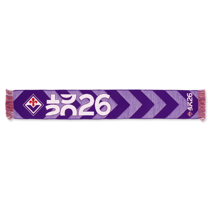 FIORENTINA CENTENARY JACQUARD SCARF