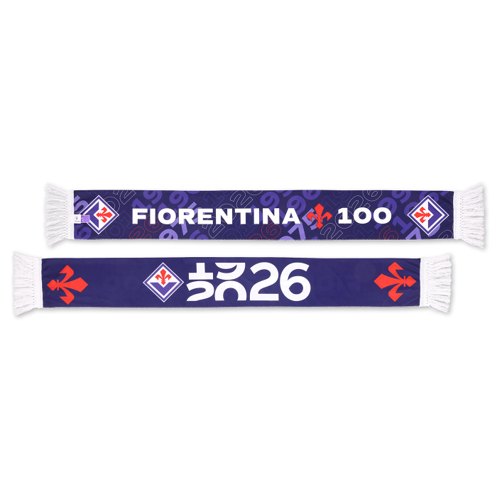 FIORENTINA CENTENARY POLYESTER SCARF