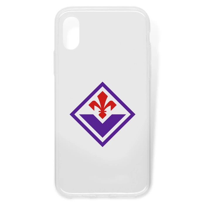 FIORENTINA COVER LOGO BIANCA