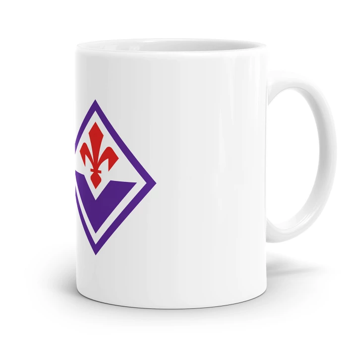 FIORENTINA WHITE LOGO MUG
